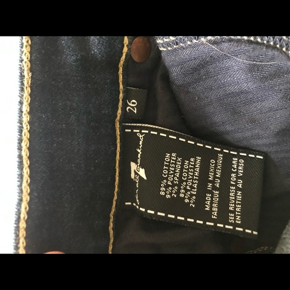 7 for all Mankind bootcut jeans size 26 - Picture 4 of 4